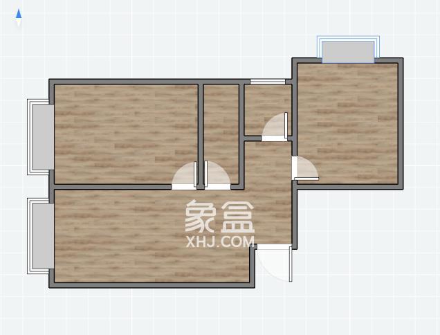 学府花园（文苑瑞景）  2室1厅1卫   55.00万户型图