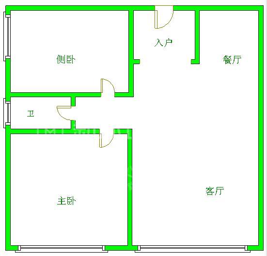 天府鹤林-西区（一期）  1室1厅1卫   1600.00元/月室内图1