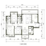 悦桂融创樾湖居户型图