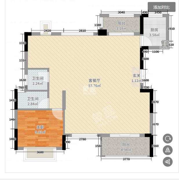 欣悦城市花园  3室2厅2卫    51.8万 欣悦城市花园  3室2厅2卫    51.8万户型图