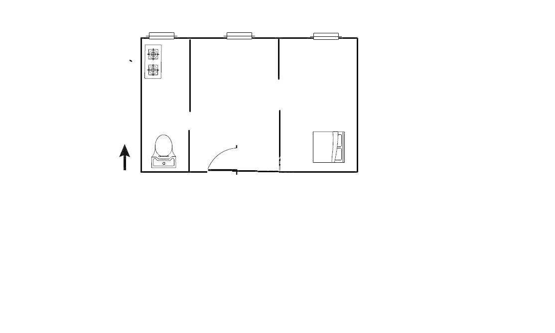 凯邦万象城  2室1厅1卫   1900.00元/月室内图1