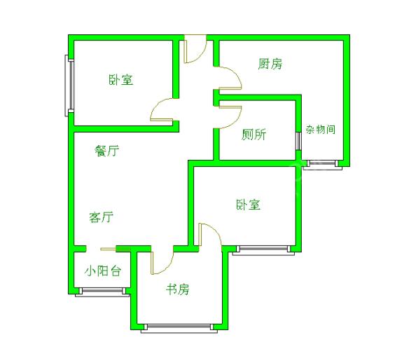 光华逸家  3室2厅1卫   2400.00元/月室内图1