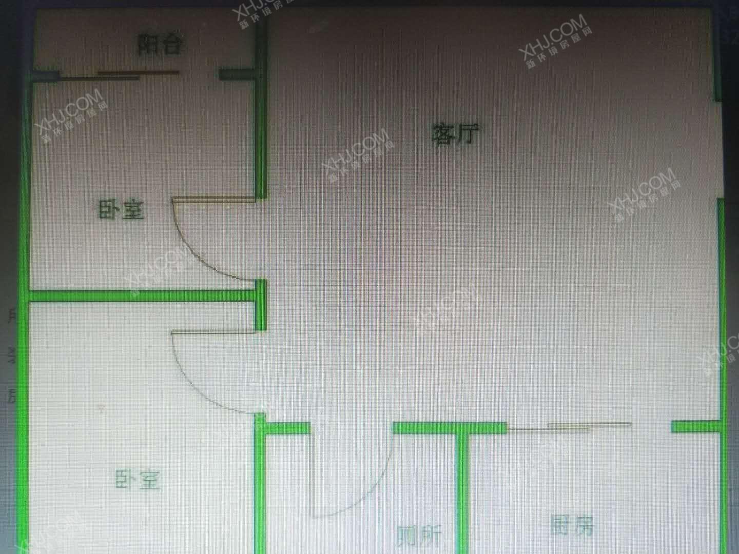 天府鹤林-东区（二期）  2室1厅1卫   1300.00元/月室内图1