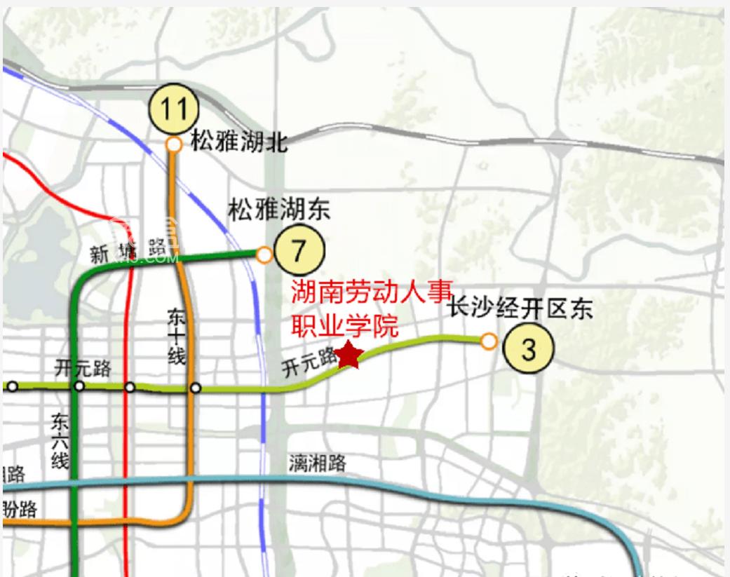 長沙地鐵3號線將東延經過這所院校