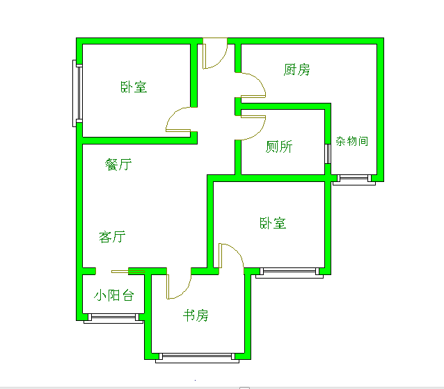 光华逸家  2室1厅1卫   2500.00元/月室内图1