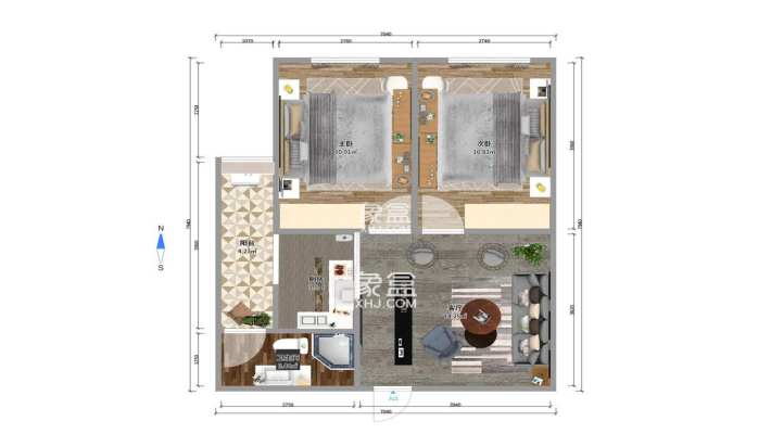 百纳广场（百纳公寓）室内图2