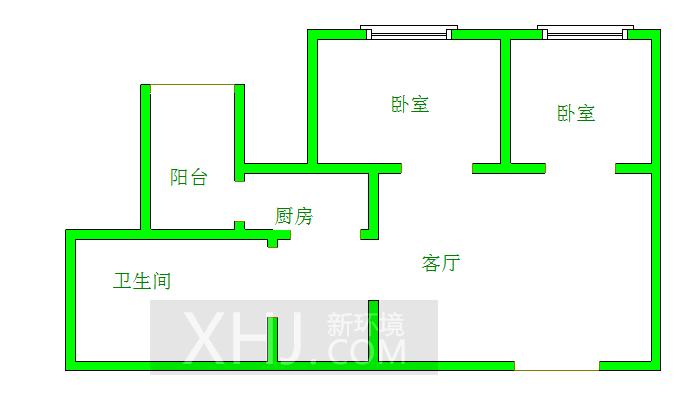 大源25号院  2室2厅1卫   63.00万