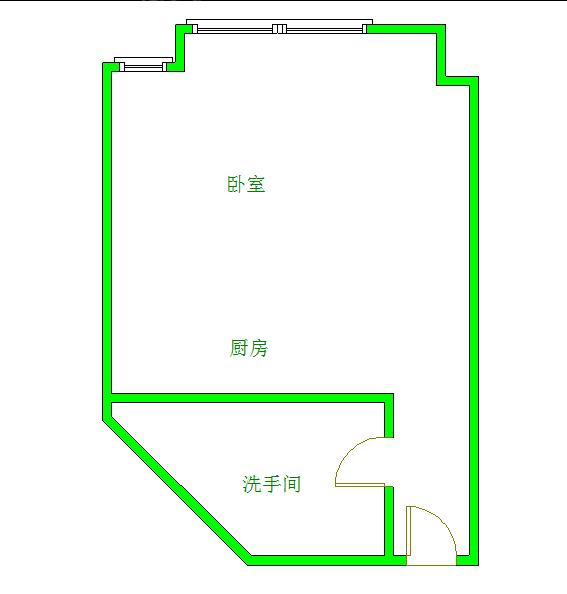 大地新光华  1室0厅1卫   1650.00元/月室内图1