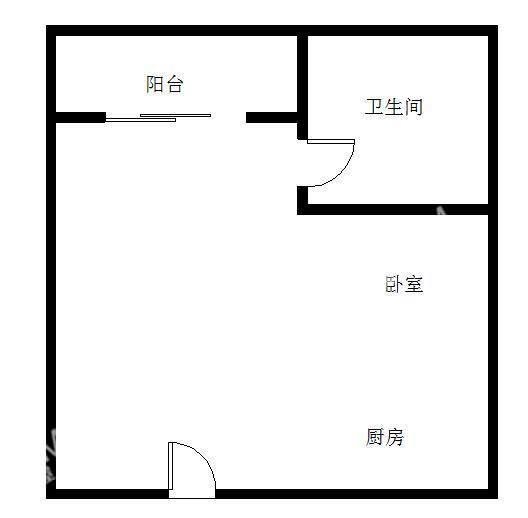 都城雅颂居二期  1室1厅1卫   3000.00元/月室内图1