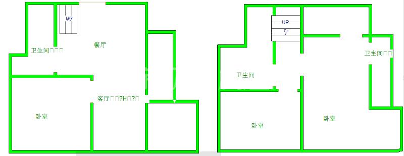 绿地之窗  1室1厅1卫   2300.00元/月室内图1