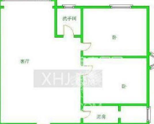 南湖国际2期  3室2厅2卫   4000.00元/月户型图