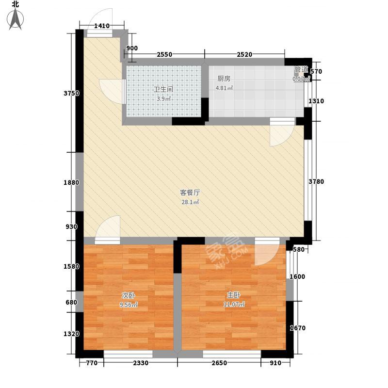 电力安装公司家属区（益阳欣达电力建设总公司）  3室2厅2卫   1300.00元/月户型图