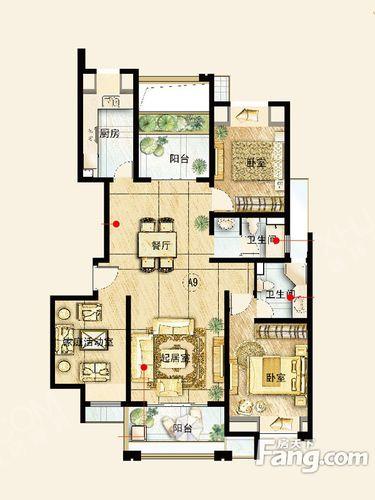 保利叶语  2室2厅1卫   167.00万