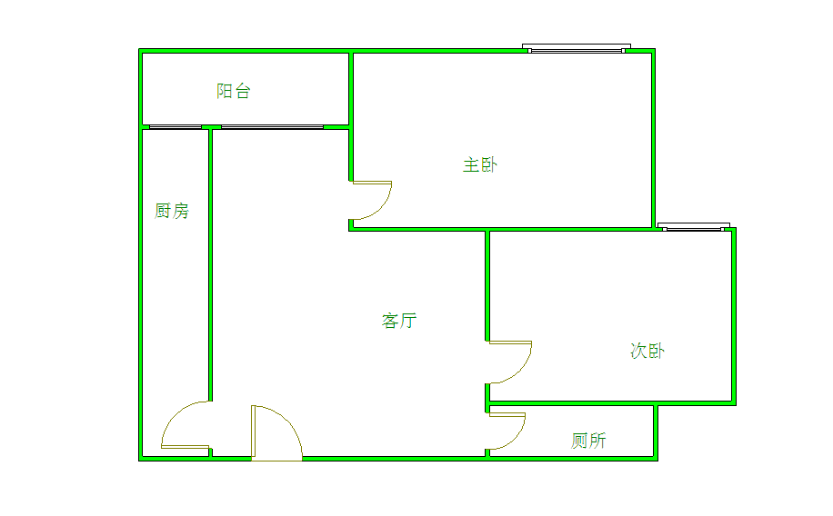 状元府邸  2室2厅1卫   2500.00元/月室内图1