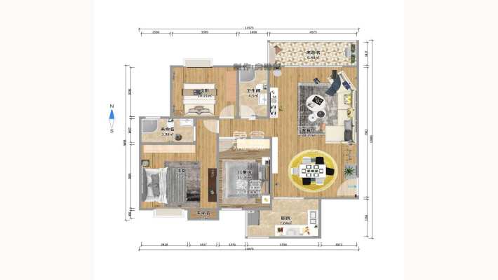 金碧文华 金碧文华室内图2