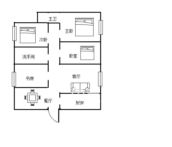 三一歌雅郡室内图2