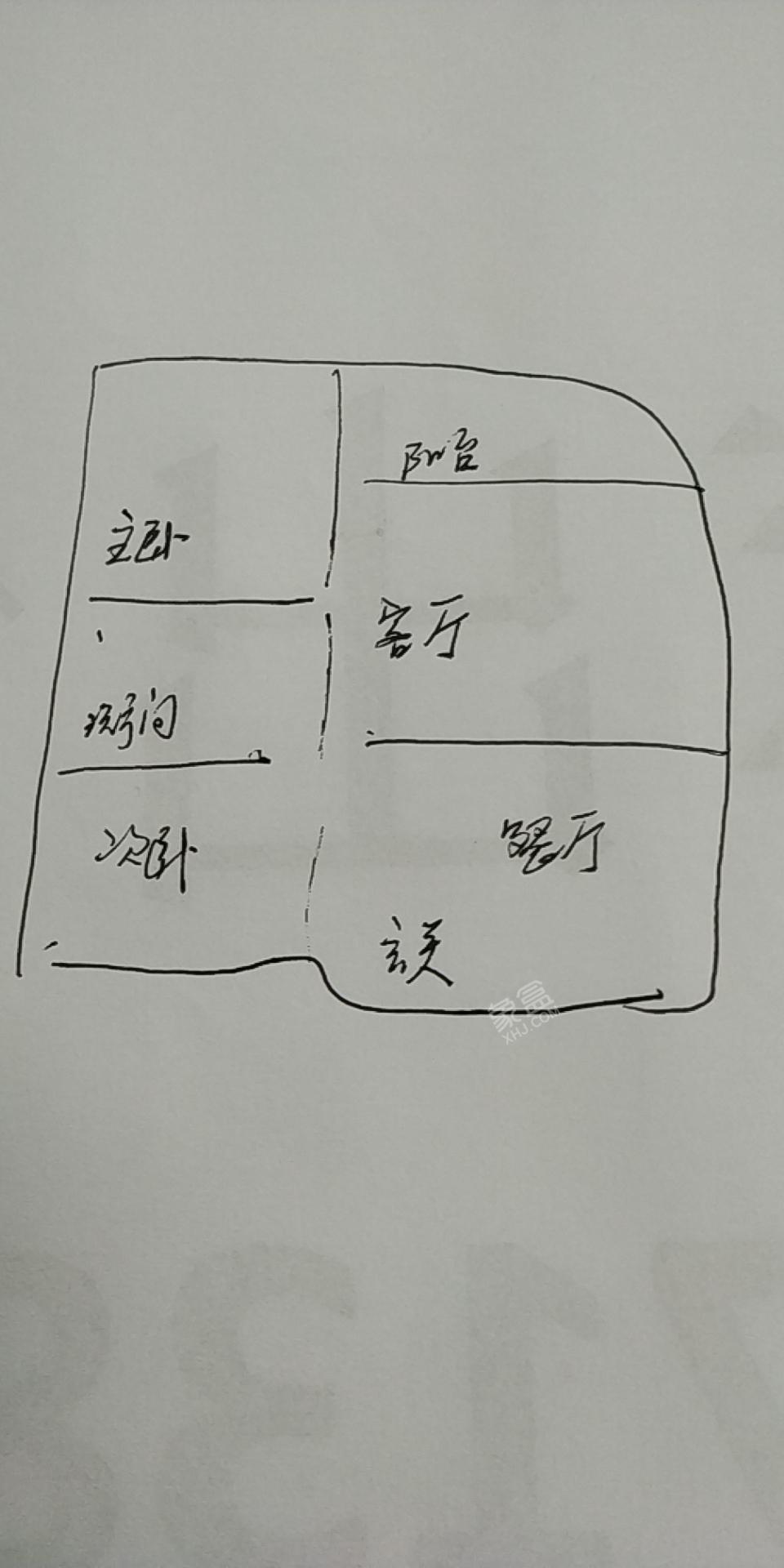 景湖春天  2室1厅1卫   66.80万户型图