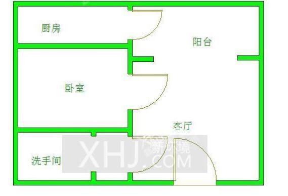 一品CG  1室1厅1卫   2000.00元/月室内图1