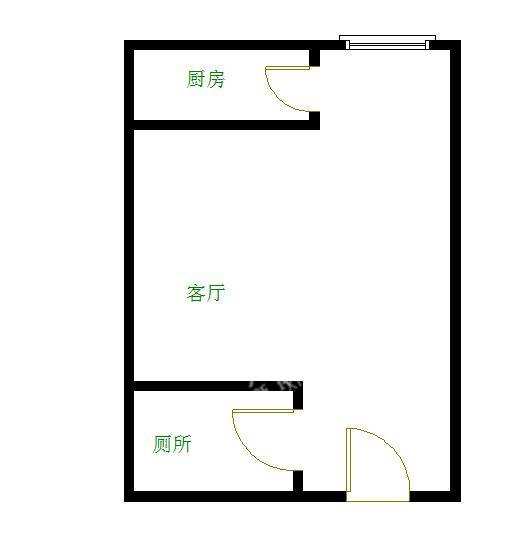 汇锦广场  1室1厅1卫   2300.00元/月室内图1