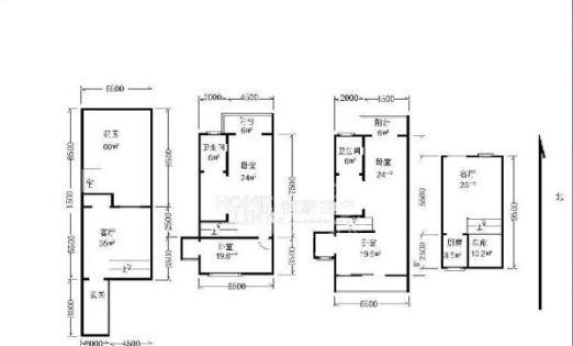 三利宅院白云渡  4室3厅5卫   10000.00元/月室内图1