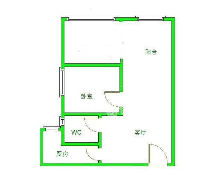 碧华邻  2室2厅2卫   2400.00元/月室内图