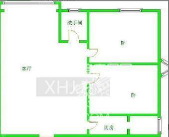 怡馨家园  2室2厅1卫   2400.00元/月室内图1