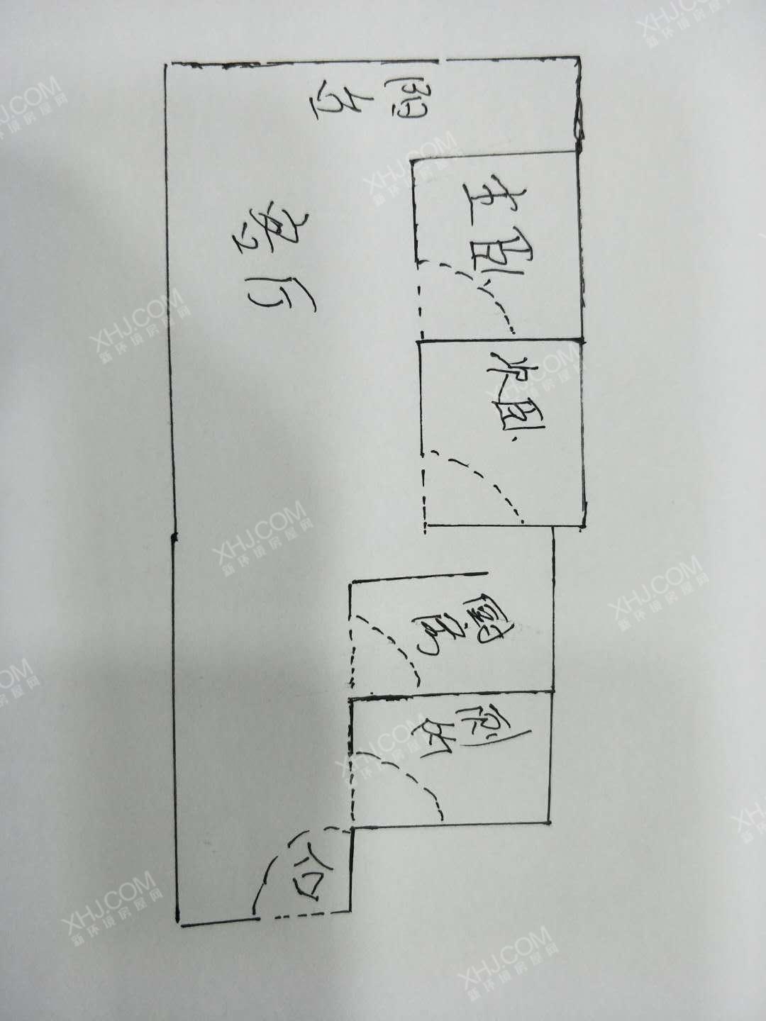 河池新居  2室2厅1卫   1800.00元/月室内图1