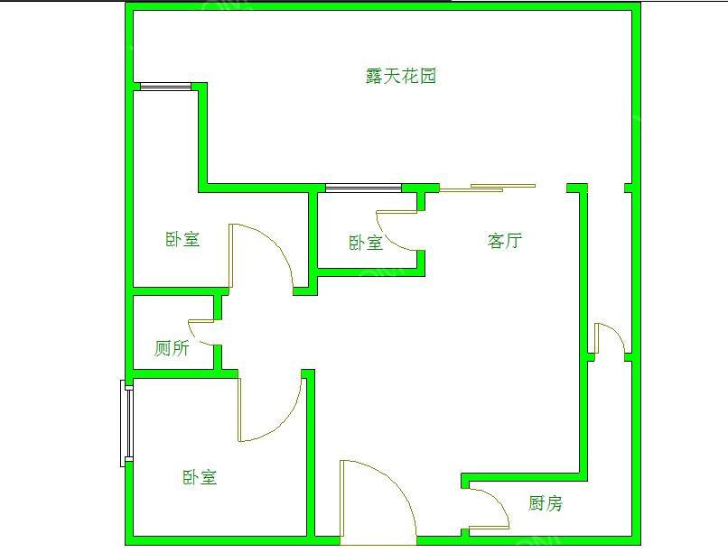 建发鹭洲国际  3室2厅1卫   5000.00元/月室内图1