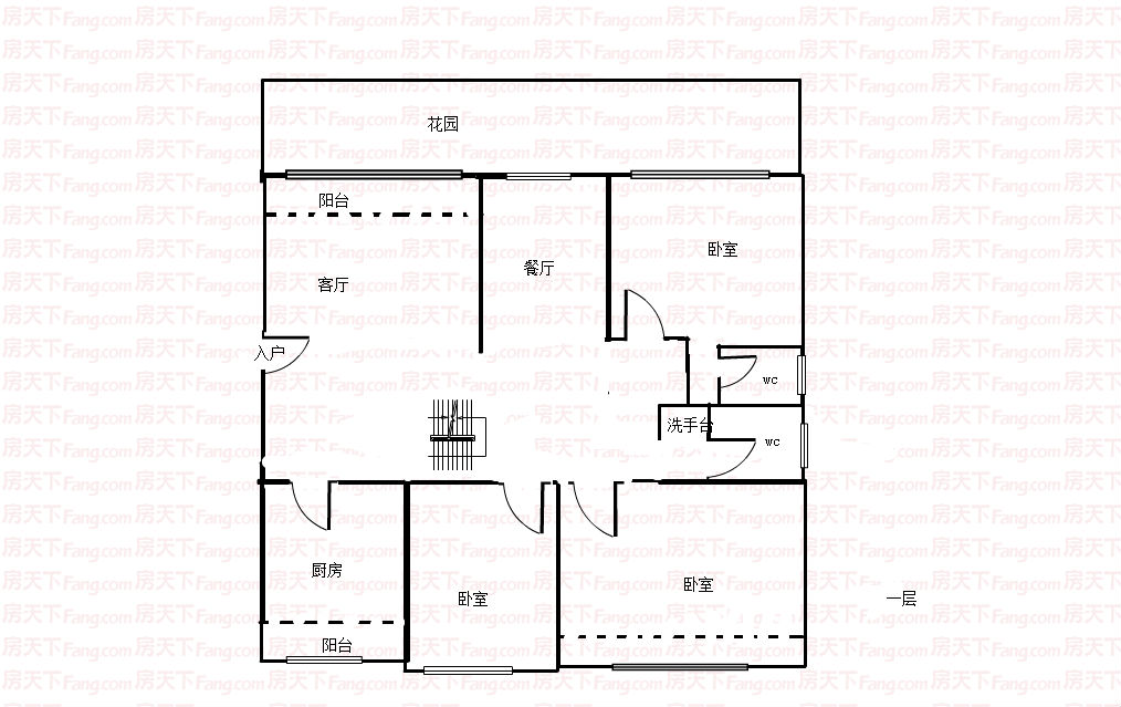 金沙大境湾  3室2厅2卫   410.00万室内图1