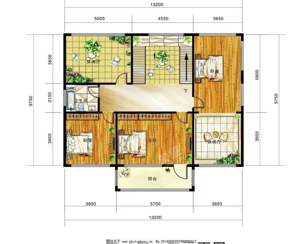 佳兆业君汇上品  3室2厅2卫   3500.00元/月户型图