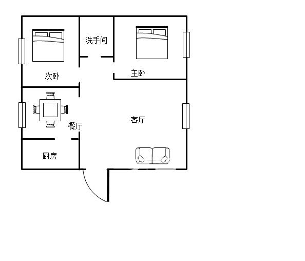 火炬二村室内图2