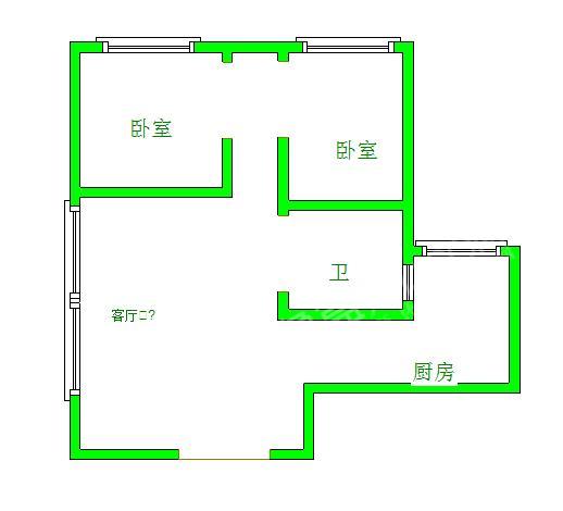 保利心语四期  2室1厅1卫   3000.00元/月室内图1