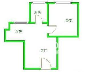 金阳世纪城龙祥苑  1室1厅1卫   1500.00元/月室内图1