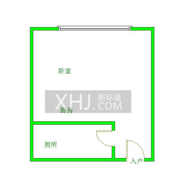 成都青羊万达广场  1室0厅1卫   2300.00元/月室内图1