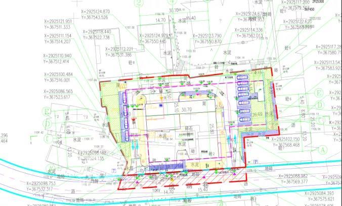 总建面0.89万方，停车位376个，花溪区成荫巷停车场规划出炉