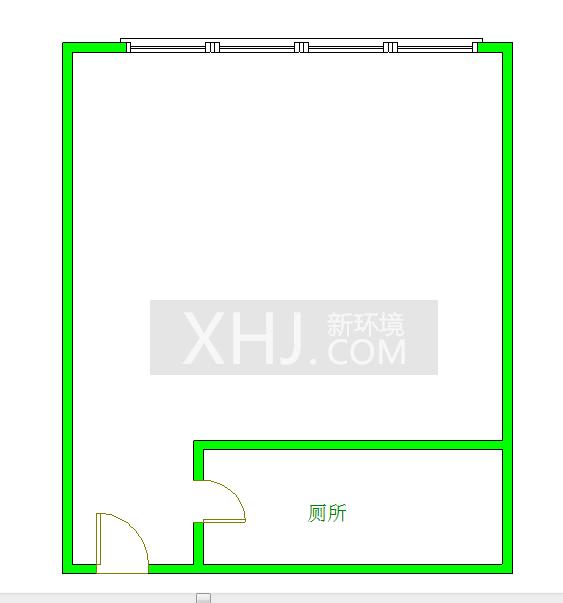 成都青羊万达广场  1室0厅1卫   2700.00元/月室内图1