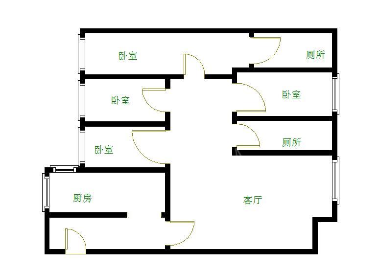 天府豪庭  4室1厅1卫   7000.00元/月室内图1