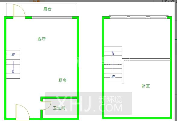 浪琴湾  1室1厅1卫   1700.00元/月室内图1