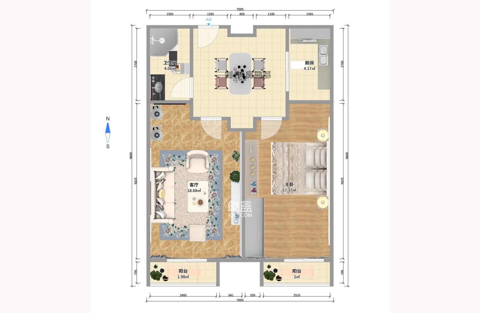 东一时区   140.0㎡     3600.00元/月小区图