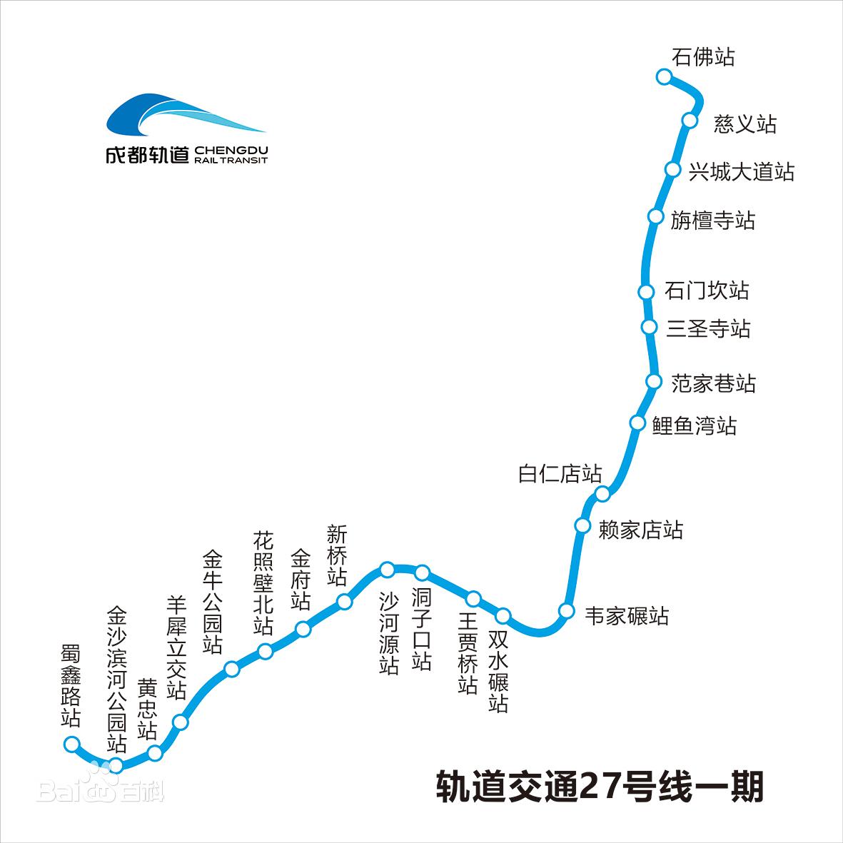 成都地铁27号线最新动态！