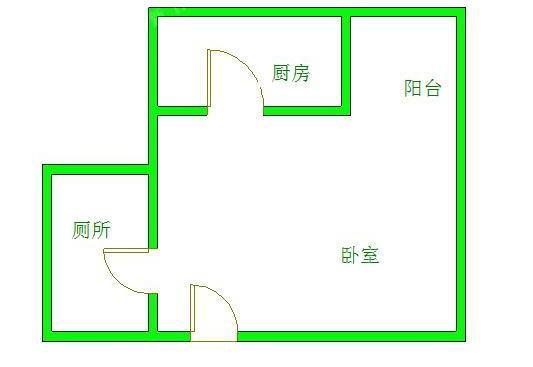 左右小区  1室0厅1卫   38.00万室内图1