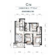 万科星都荟户型图