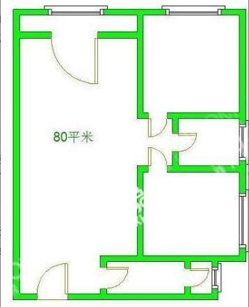 二江花园  2室1厅1卫   1700.00元/月室内图1