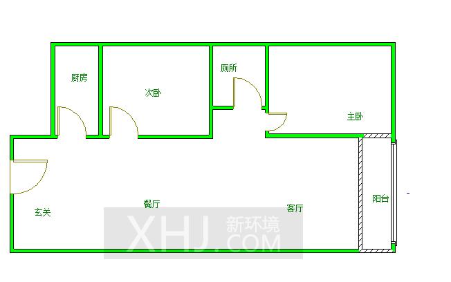 元益花园  2室2厅1卫   2000.00元/月室内图