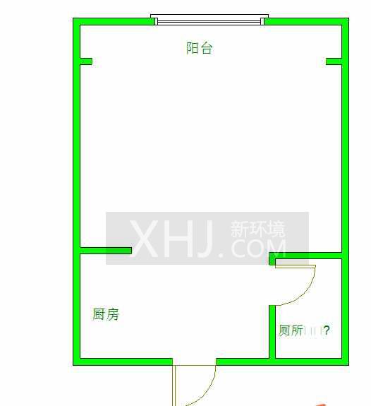 建发金沙里  1室0厅1卫   1800.00元/月室内图1