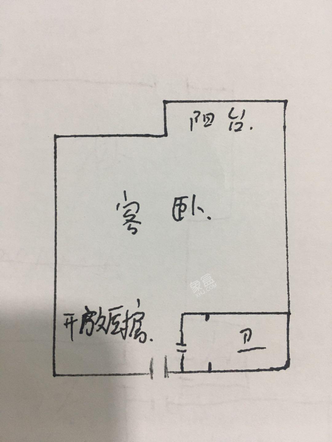 融侨馨苑  1室1厅1卫   118.00万户型图