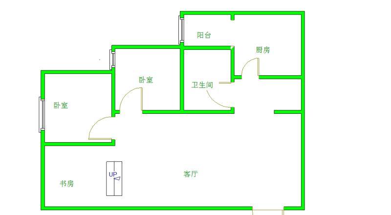 金阳易诚国际  2室1厅1卫   2400.00元/月室内图1