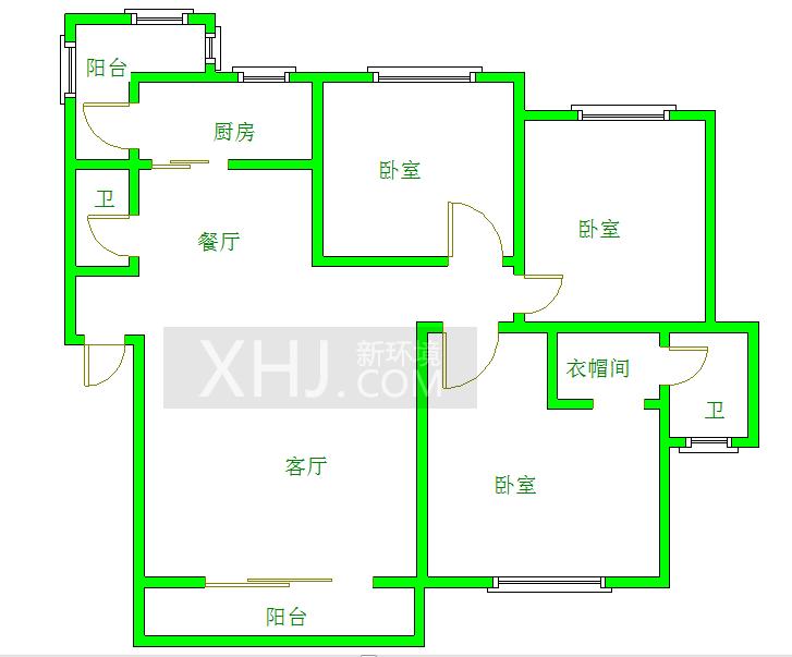 齐力光华岁月  3室2厅2卫   200.00万