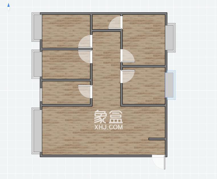 富兴嘉城  4室2厅2卫   90.80万户型图