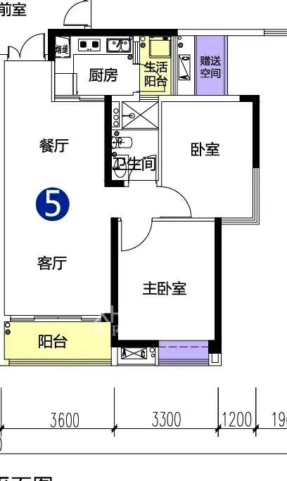 未来方舟E组团  2室1厅1卫   85.00万